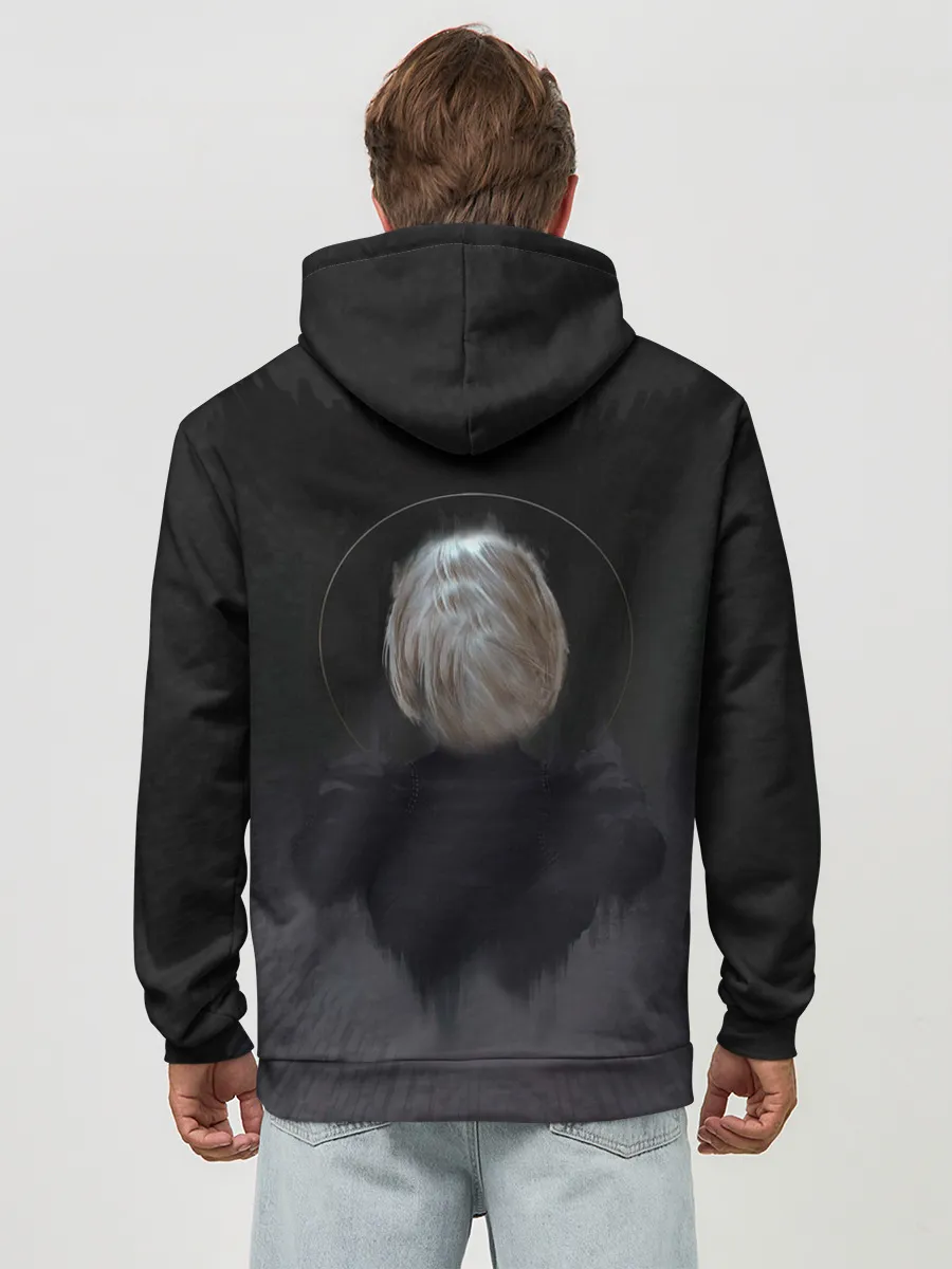 Худи мужской база хлопок / Nier 3D