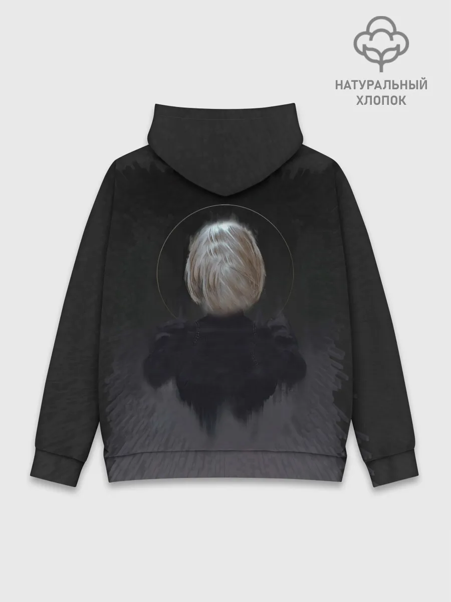 Худи мужской база хлопок / Nier 3D