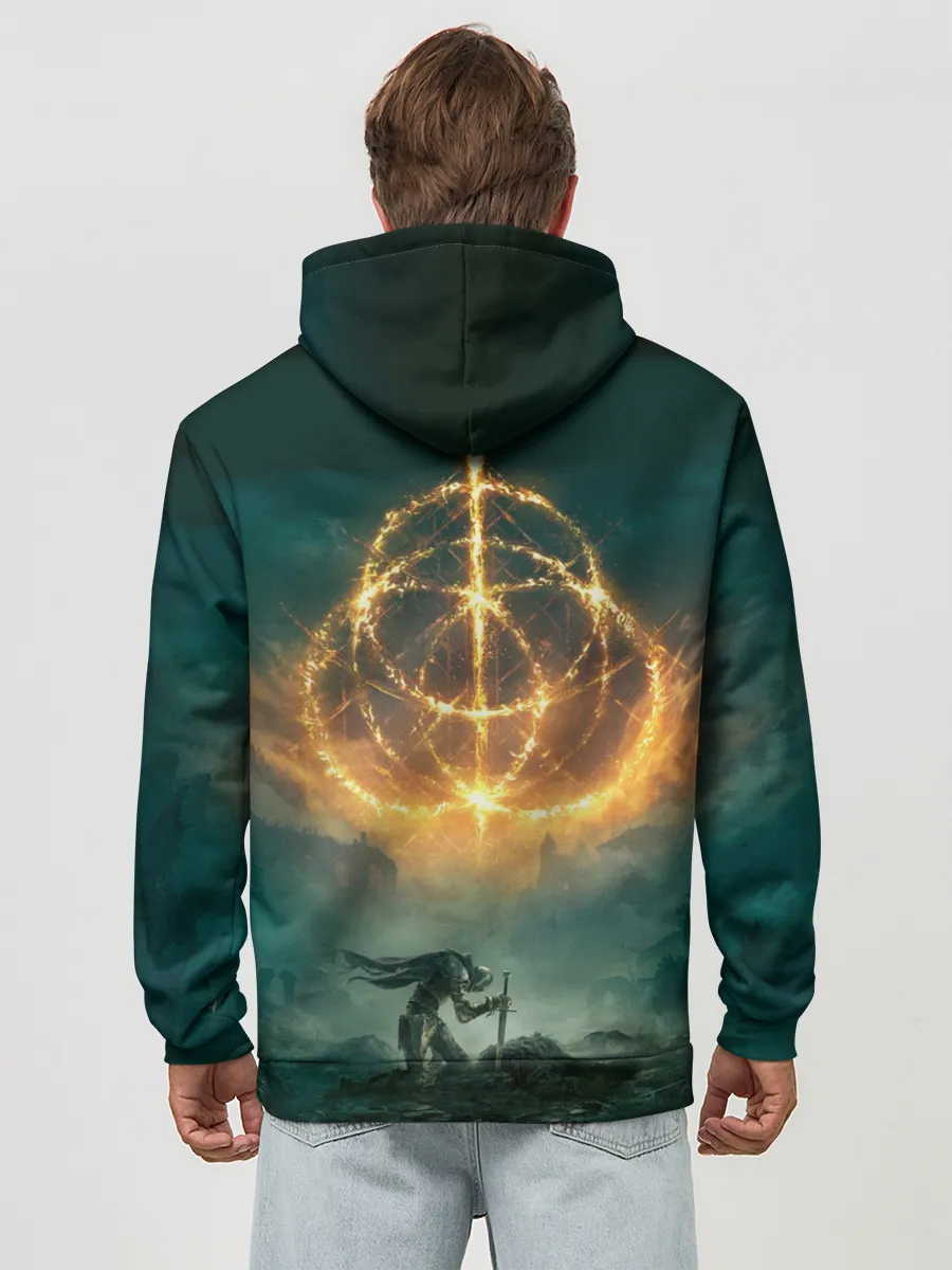 Худи мужской база хлопок / Elden Ring key art