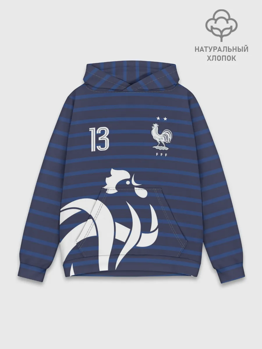 Худи мужской база хлопок / Канте в стиле формы Франции
