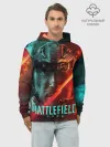 Худи мужской база хлопок / Battlefield 2042 Soldier face