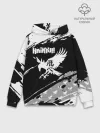 Худи мужской база хлопок / Haikyuu!! Ворон иероглиф