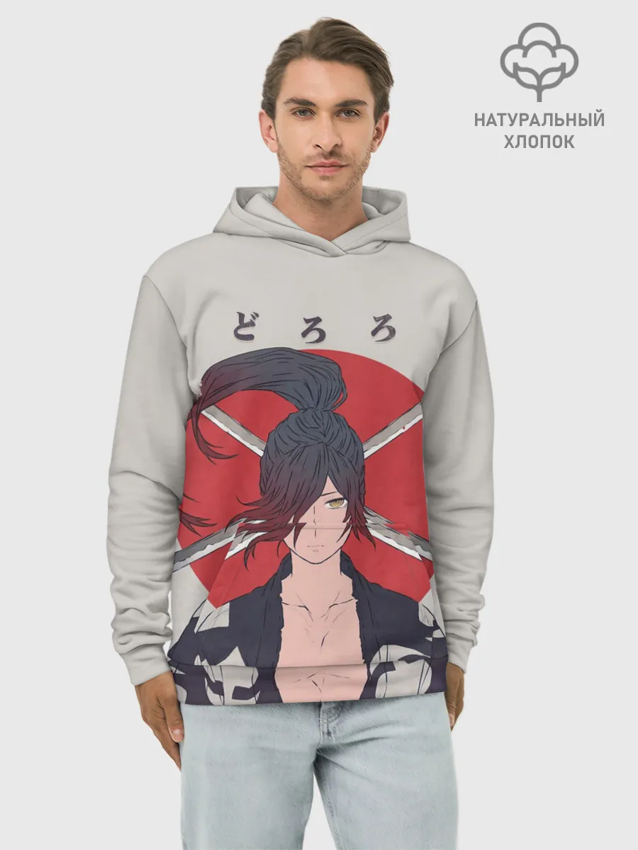 Худи мужской база хлопок / Hyakkimaru Demon