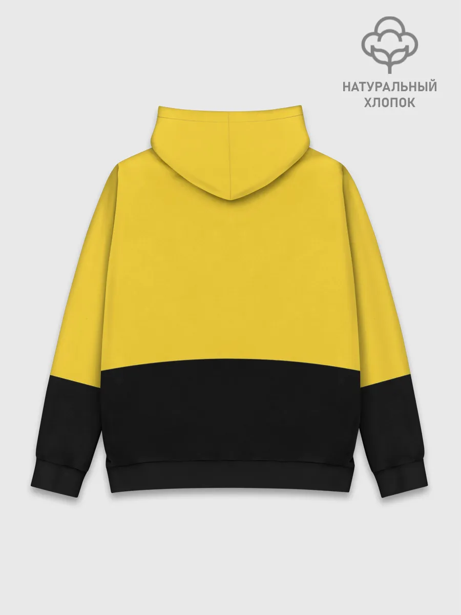 Худи мужской база хлопок / Радиоактивный цветок