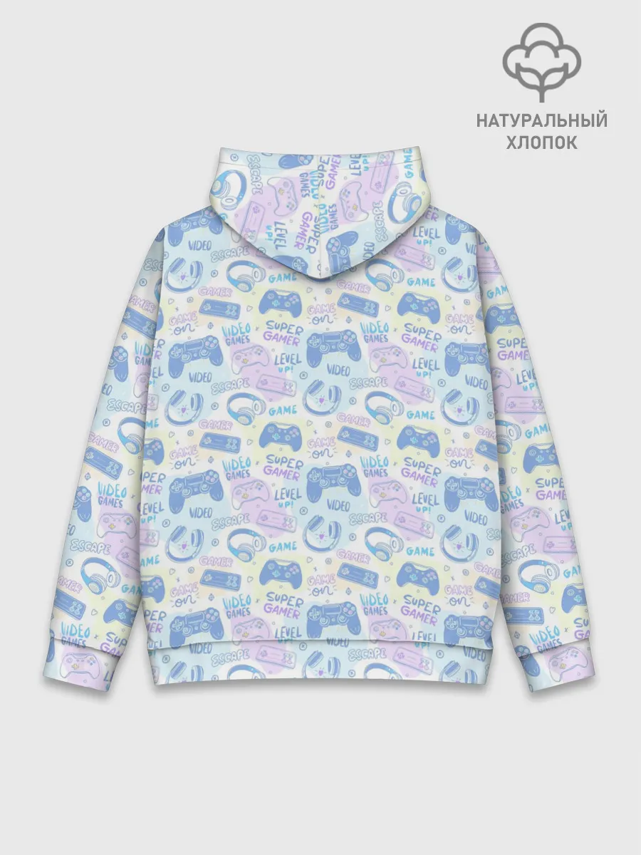 Худи мужской база хлопок / Игры