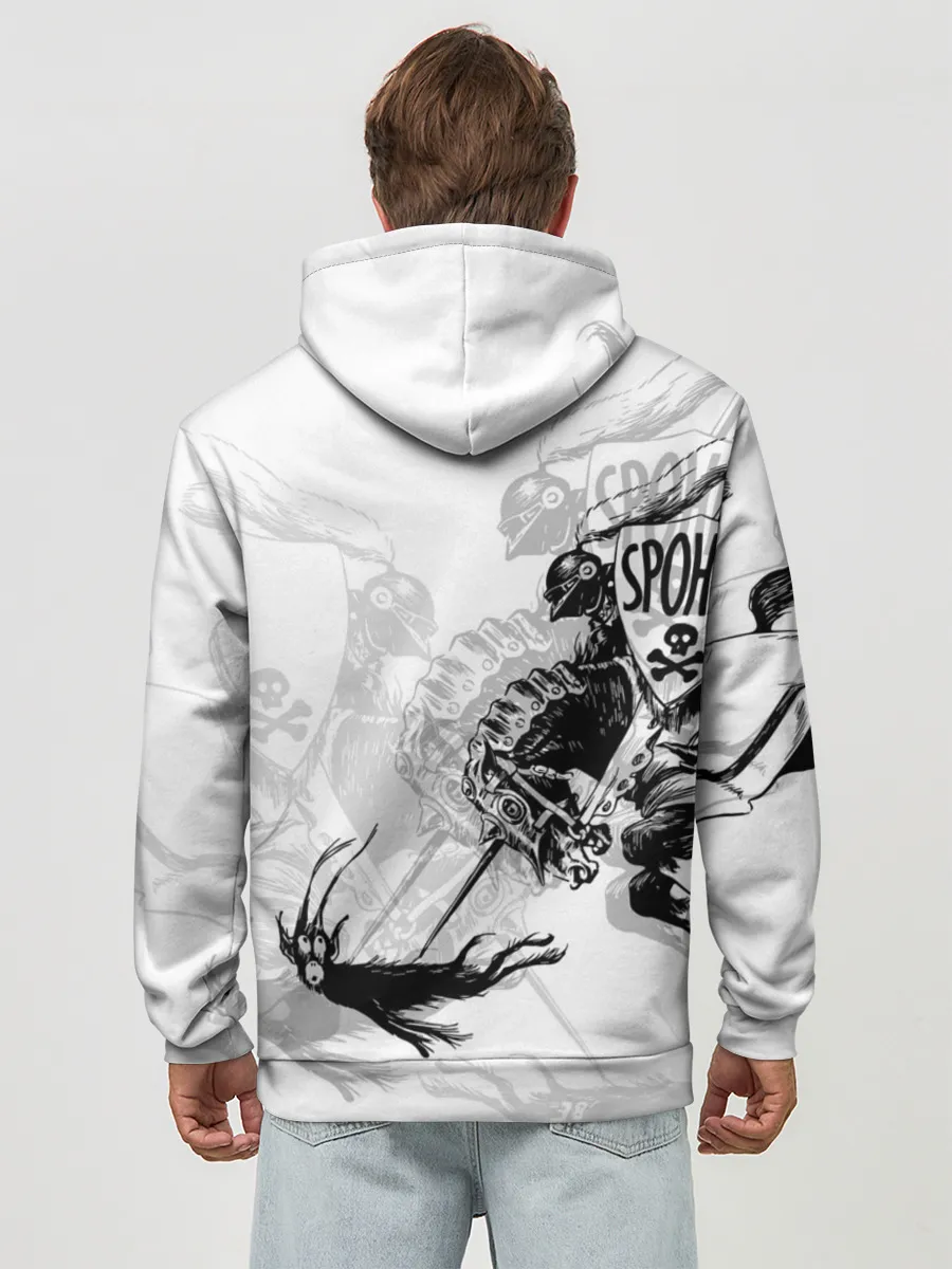 Худи мужской база хлопок / Всадник и чёрт