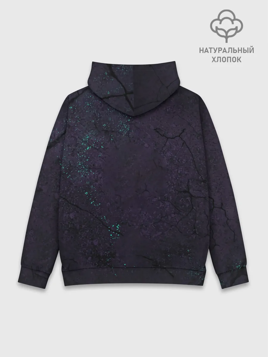 Худи мужской база хлопок / Пиратский знак