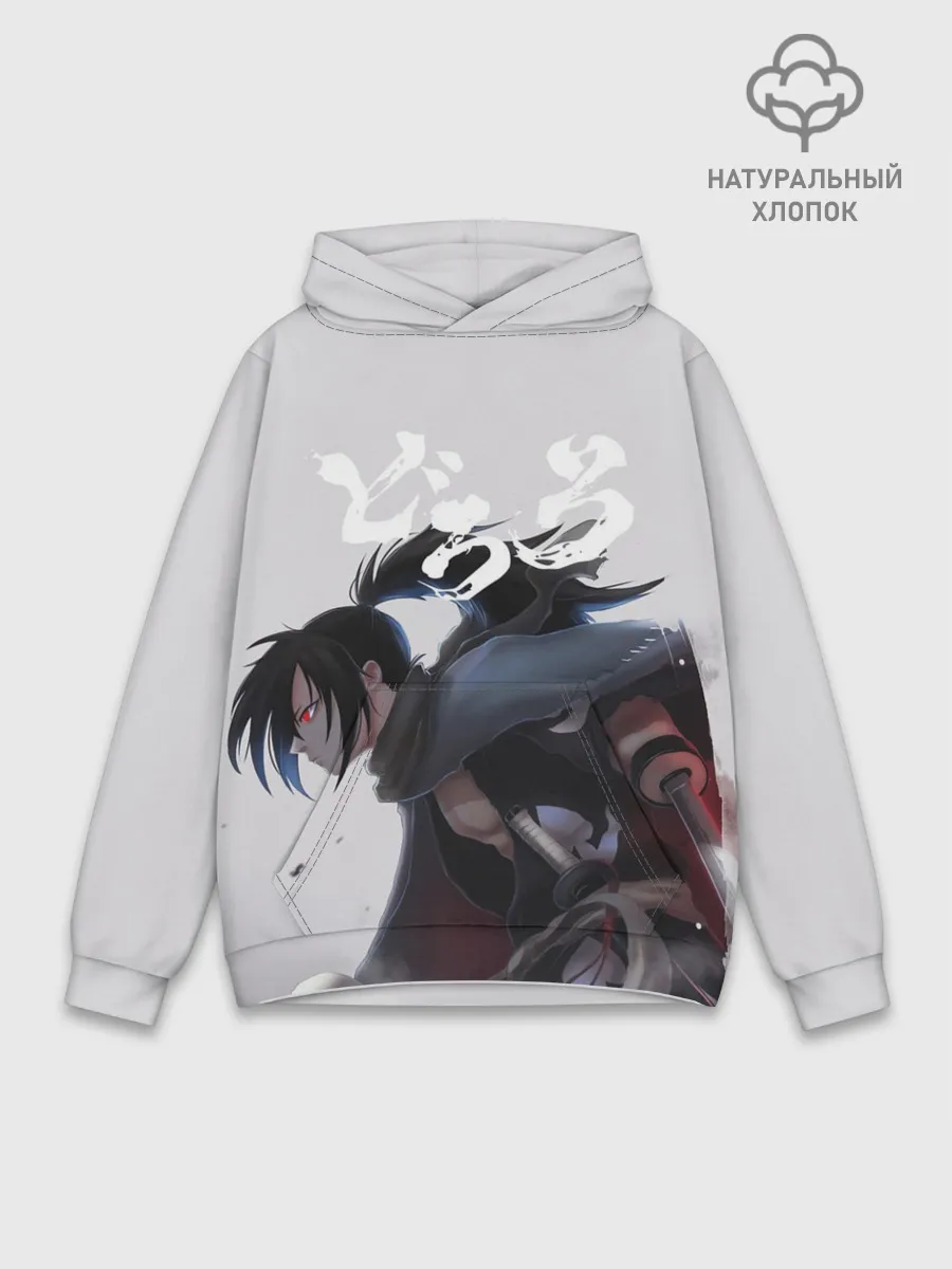 Худи мужской база хлопок / Hyakkimaru