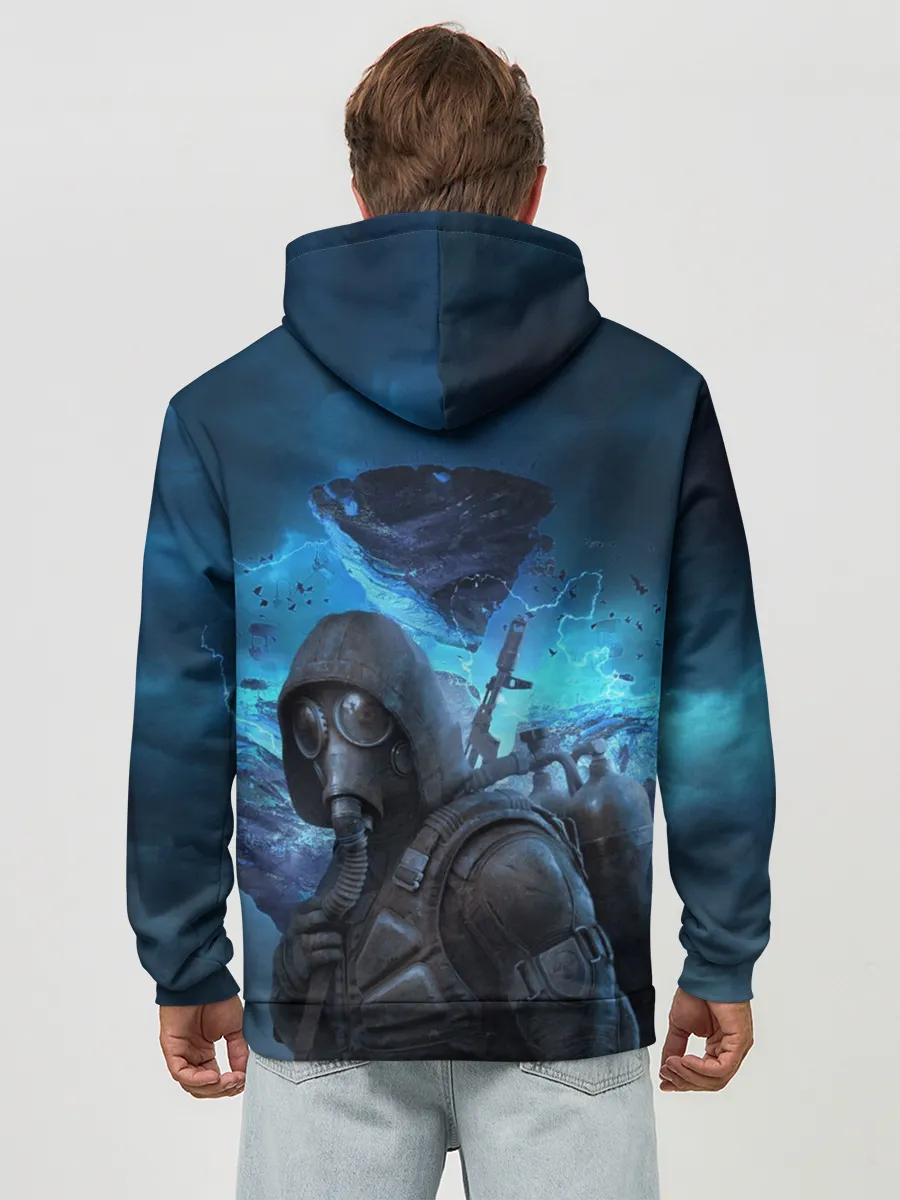 Худи мужской база хлопок / Сталкер 2 Сердце Чернобыля DE