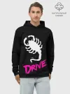 Худи мужской база хлопок / Драйв / Drive