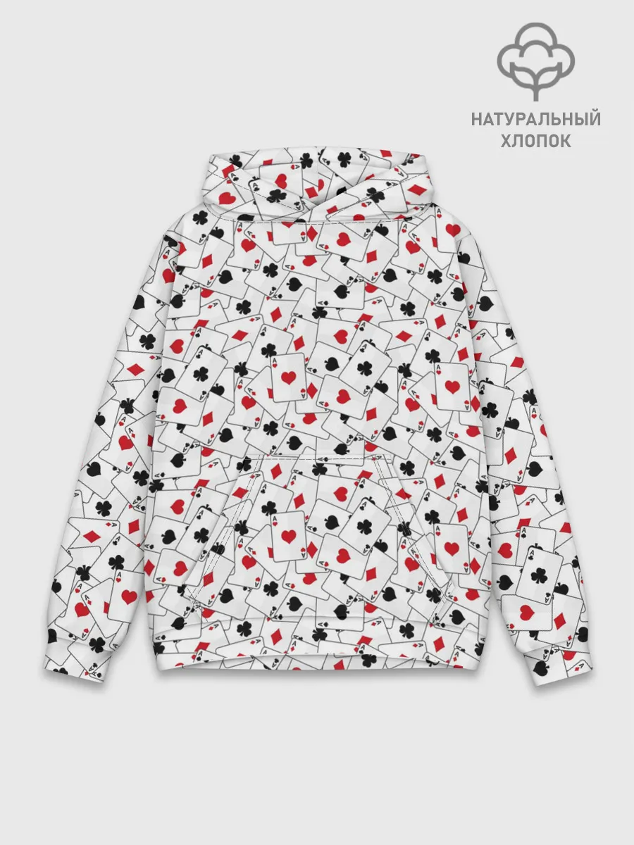 Худи мужской база хлопок / Тузы