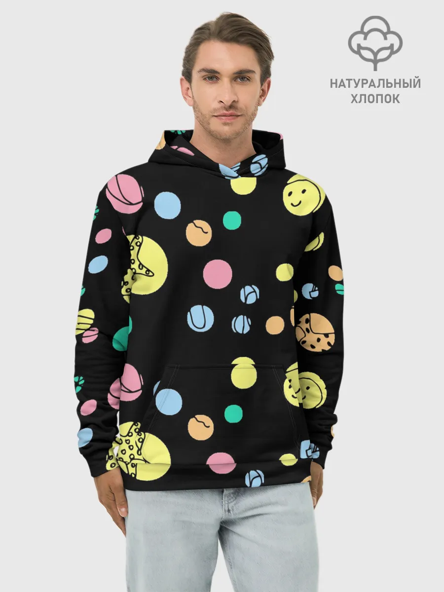 Худи мужской база хлопок / На пляж