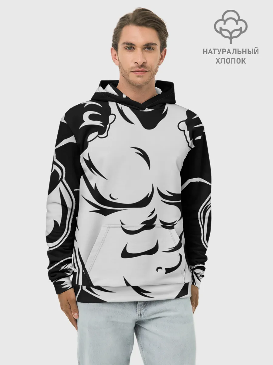 Худи мужской база хлопок / Хабиб Нурмагомедов