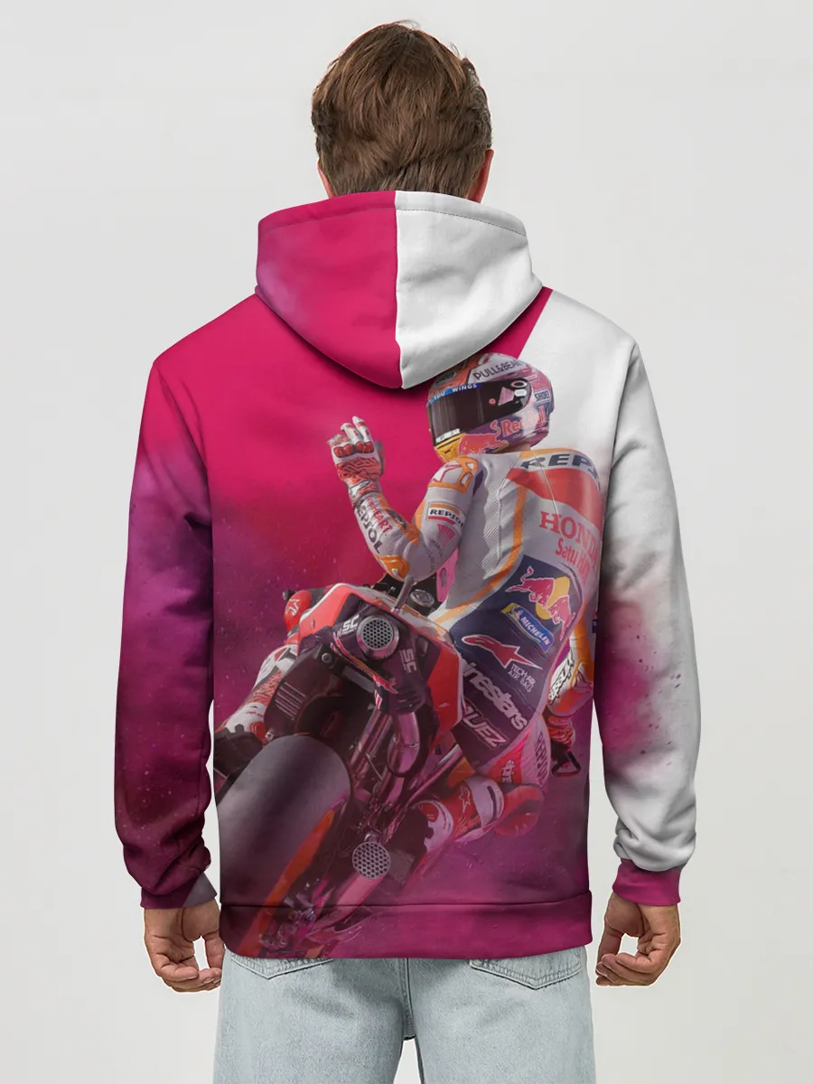 Худи мужской база хлопок / Парень На Мотоцикле