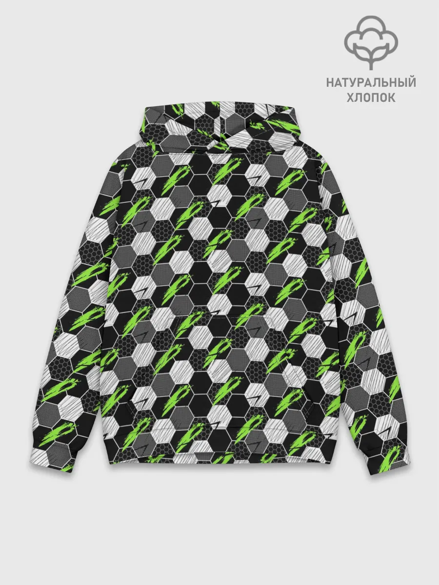 Худи мужской база хлопок / Текстура мяча