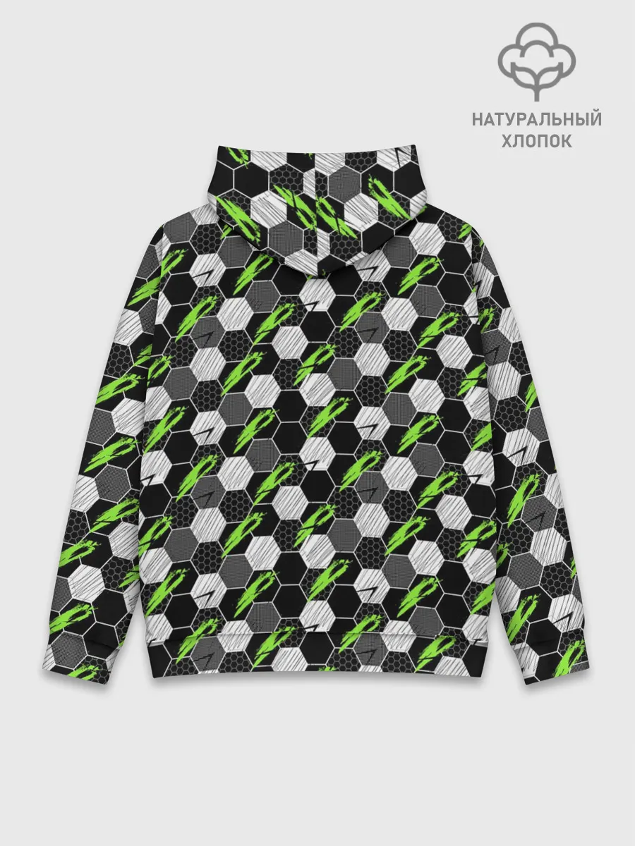 Худи мужской база хлопок / Текстура мяча