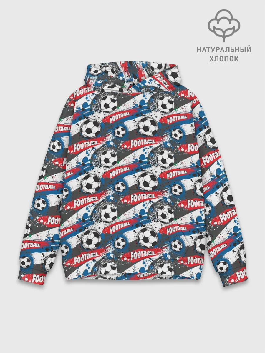 Худи мужской база хлопок / FOOTBALL