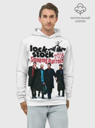 Худи мужской база хлопок / Карты, деньги, два ствола.