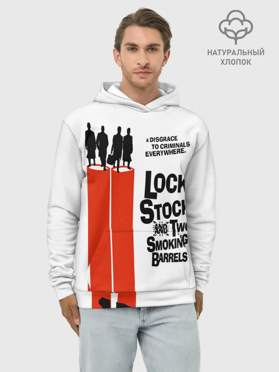 Худи мужской база хлопок / Карты, деньги, два ствола.