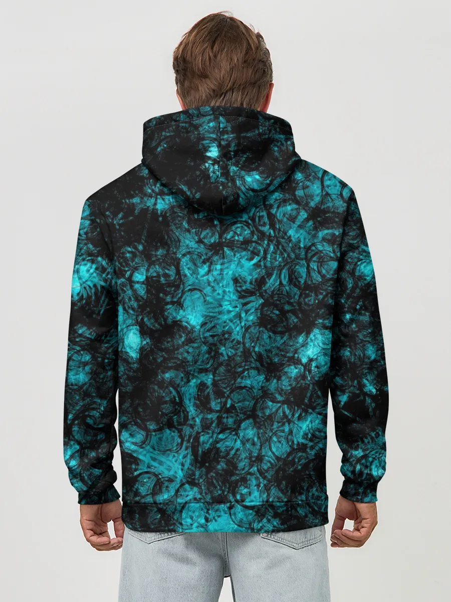 Худи мужской база хлопок / Кроваво-грязные пятна