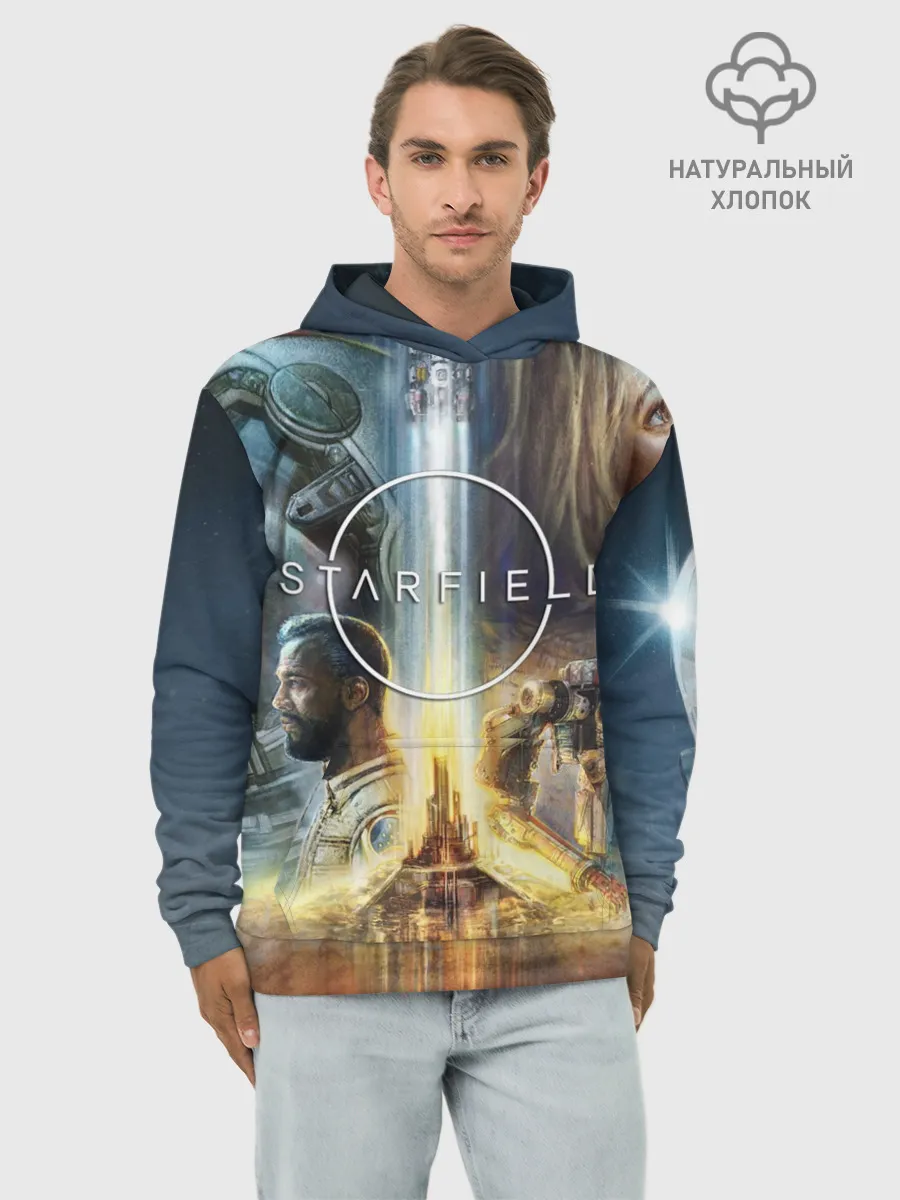 Худи мужской база хлопок / Starfield Обложка