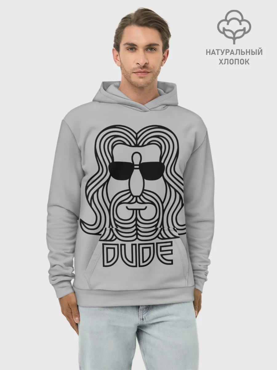 Худи мужской база хлопок / DUDE