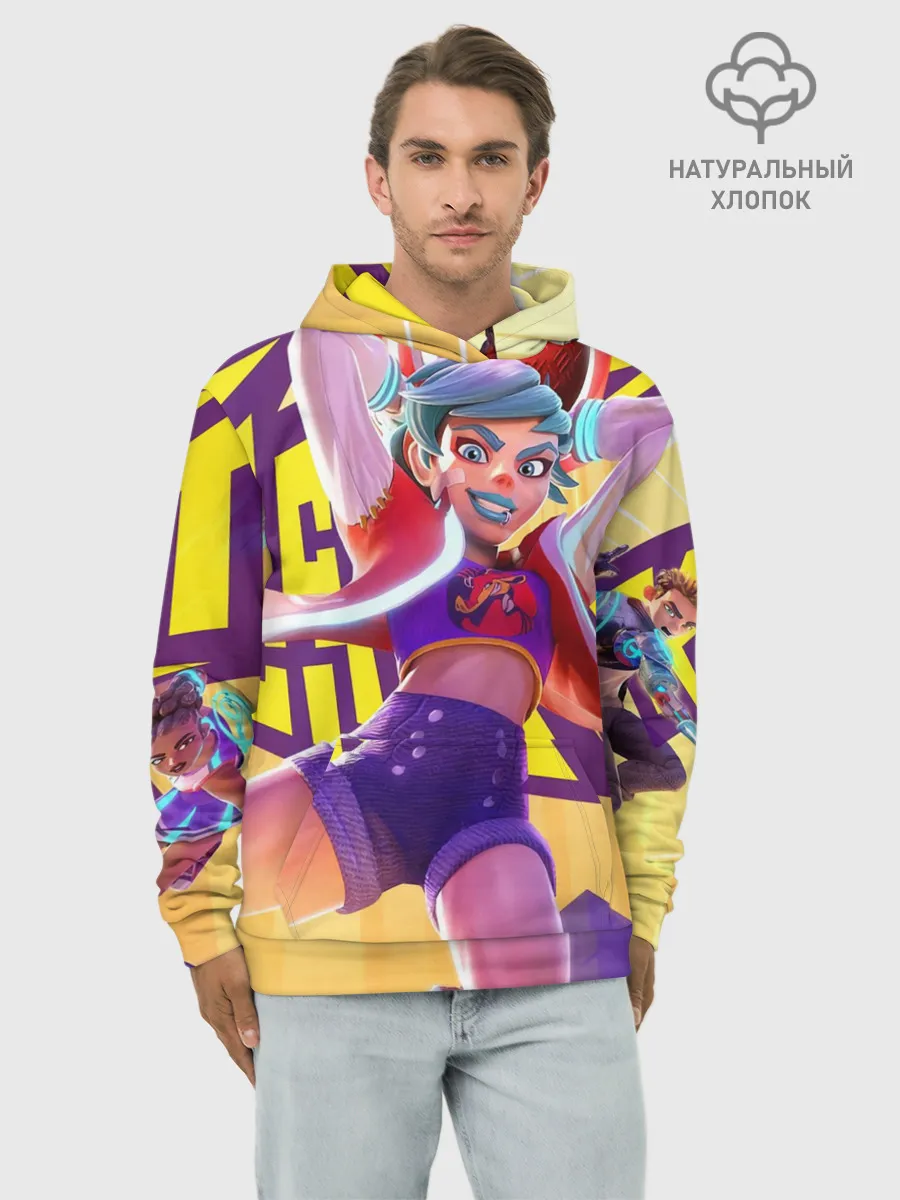 Худи мужской база хлопок / Knockout City