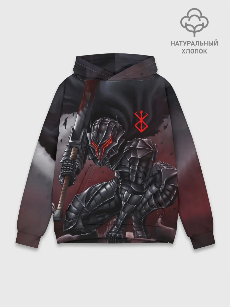 Худи мужской база хлопок / ГАТС БЕРСЕРК аниме