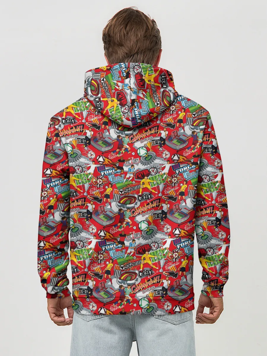 Худи мужской база хлопок / Футбол