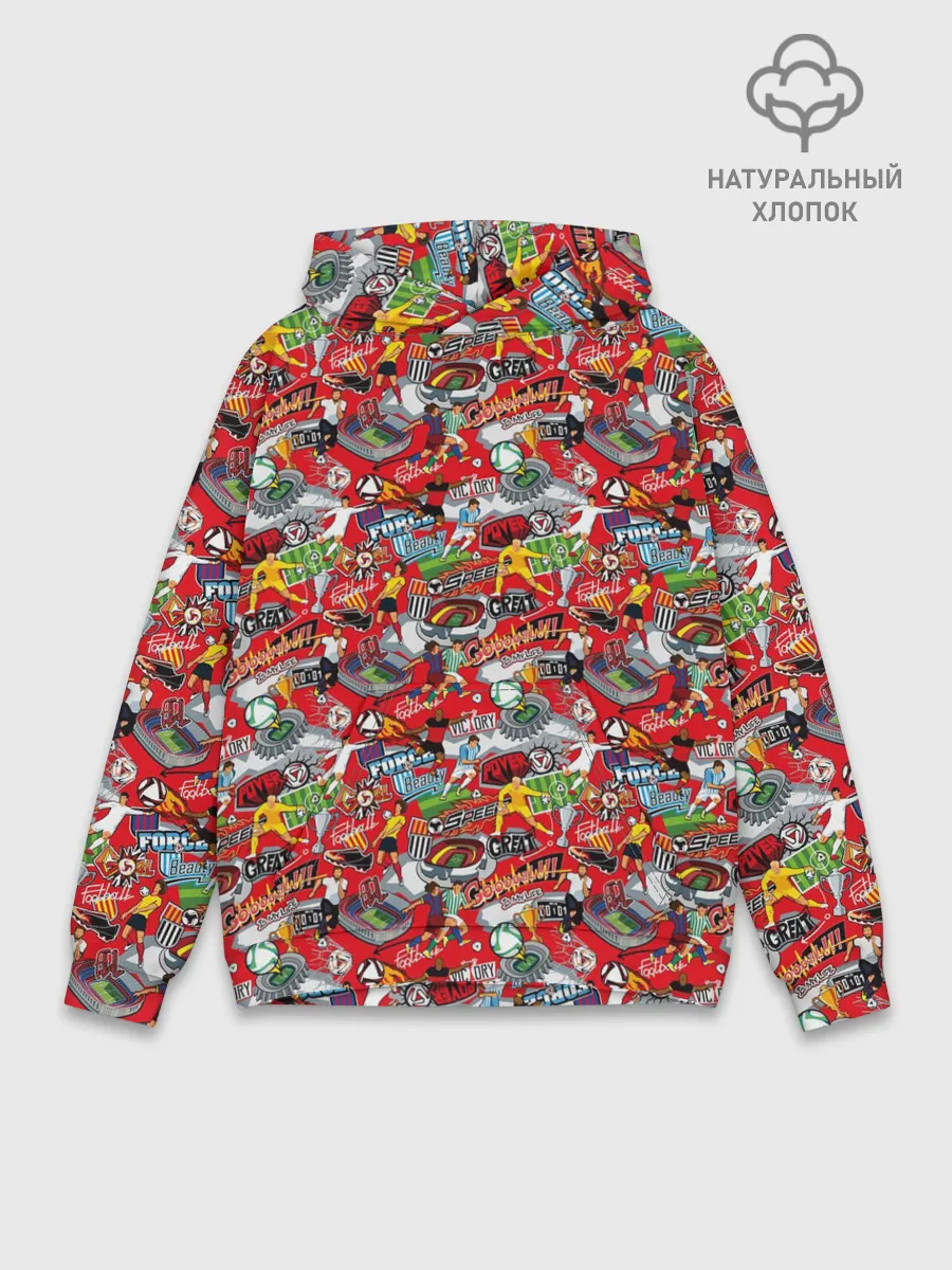 Худи мужской база хлопок / Футбол