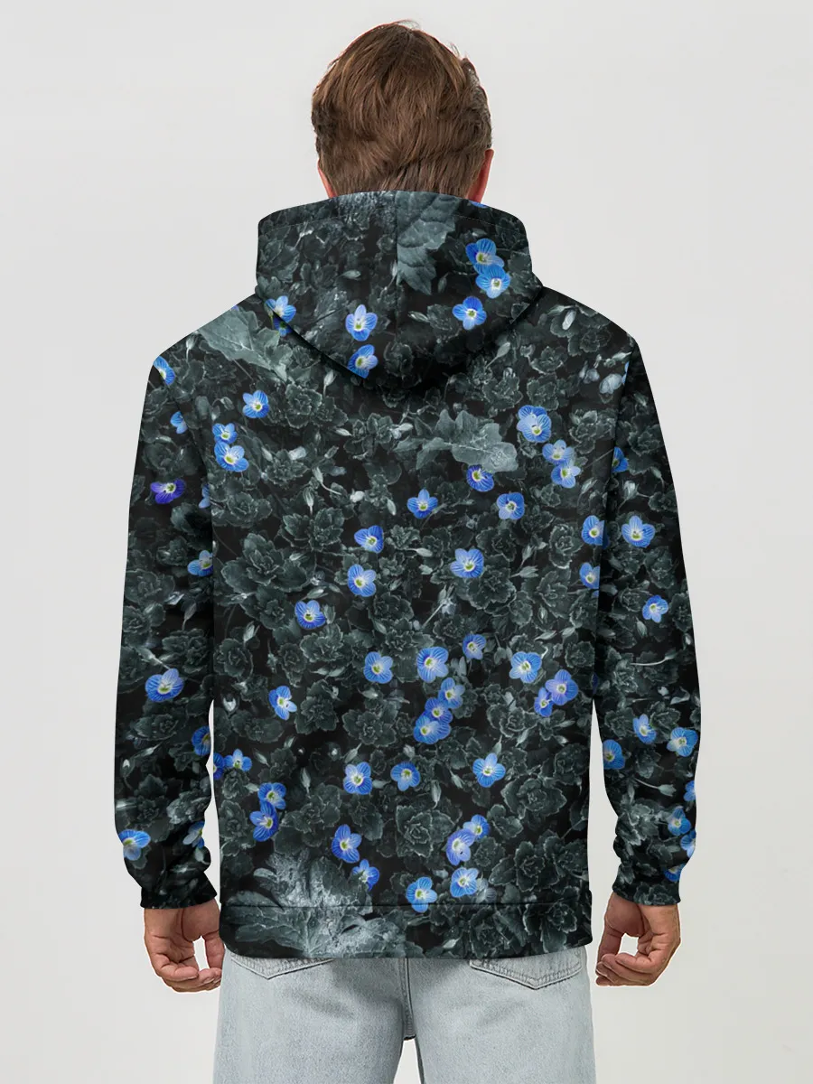 Худи мужской база хлопок / Маленькие ЦветЫ