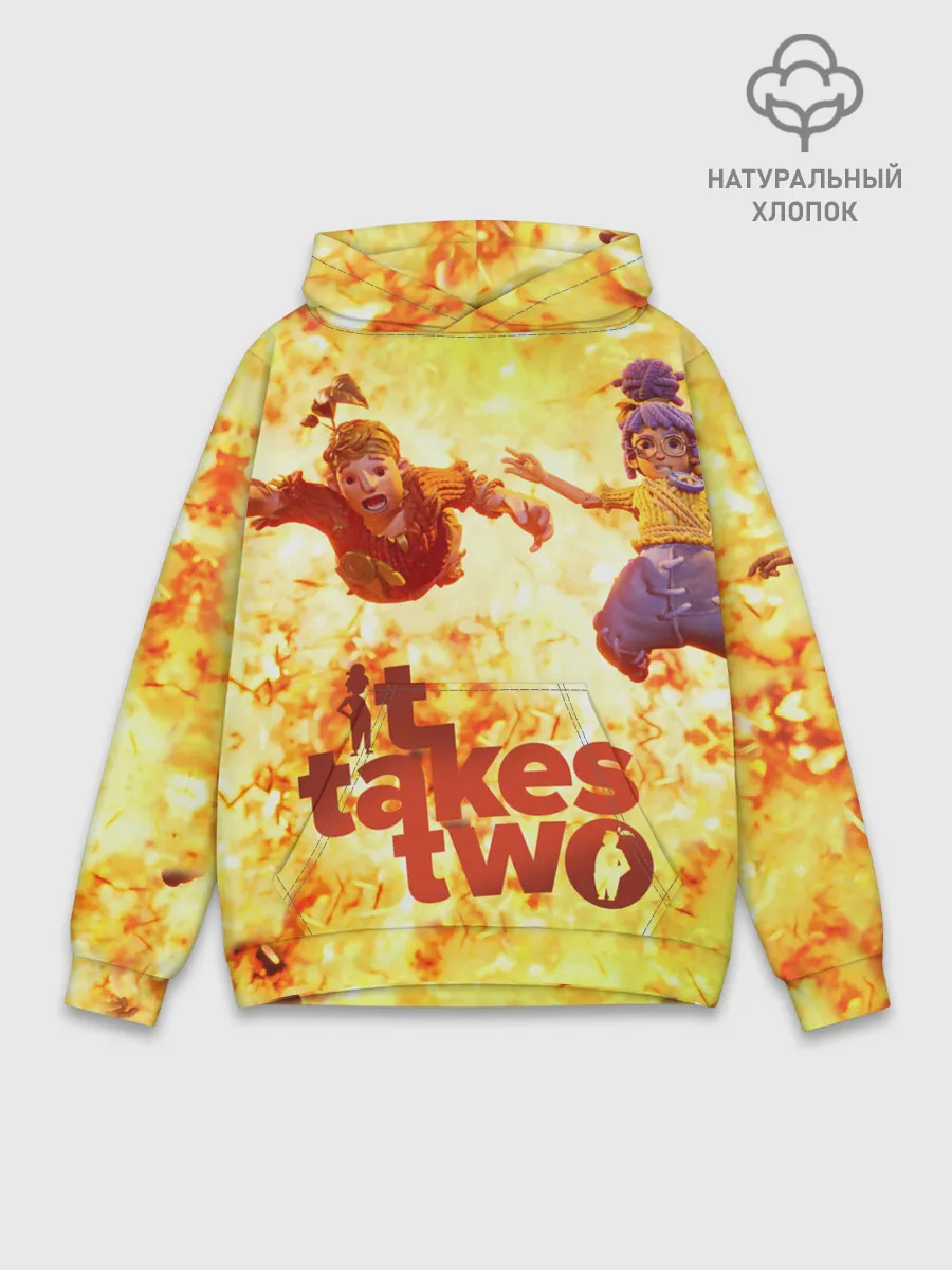 Худи мужской база хлопок / It Takes Two