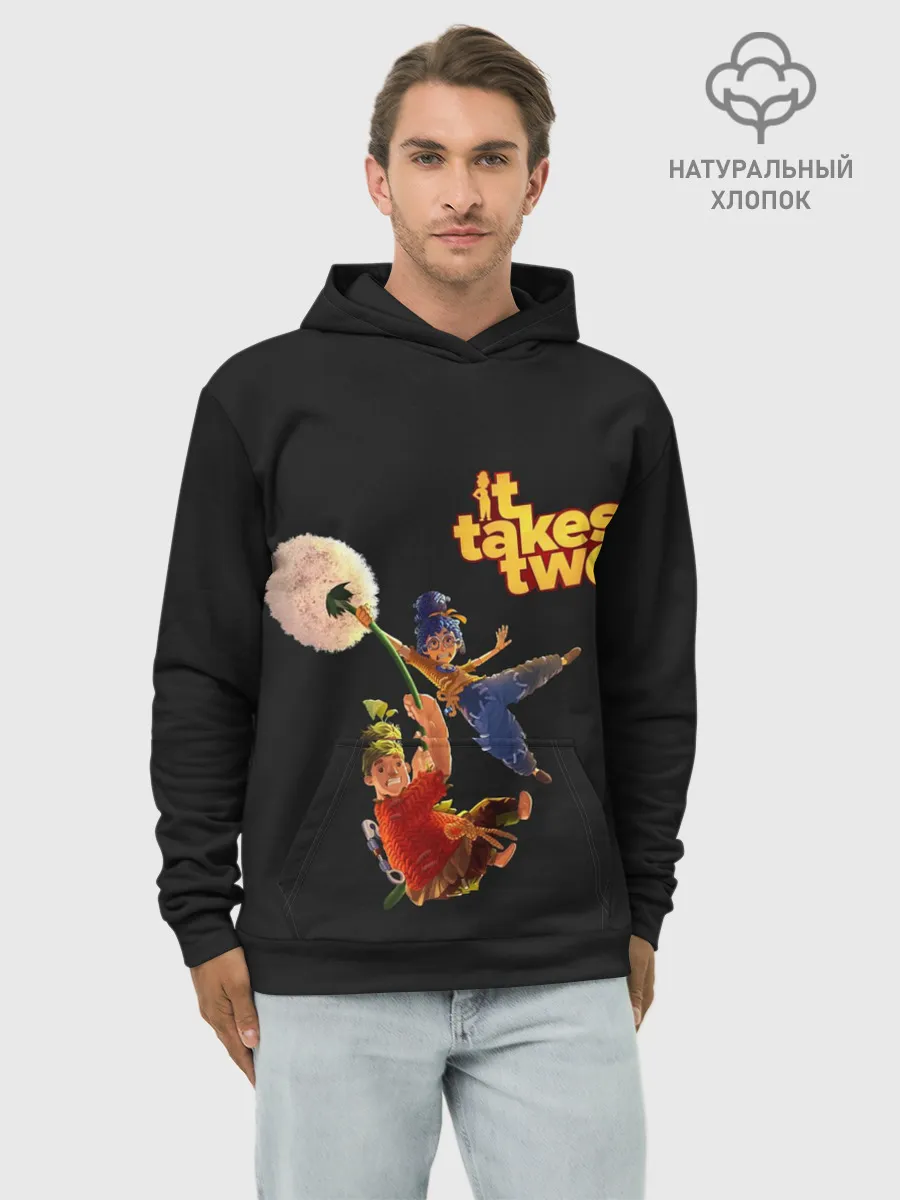 Худи мужской база хлопок / It Takes Two. Dandelion