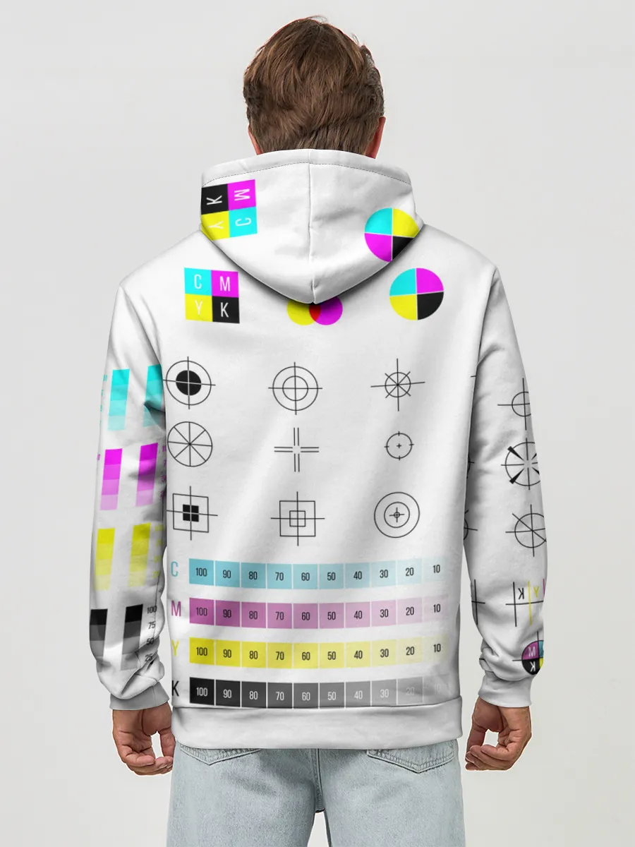 Худи мужской база хлопок / CMYK
