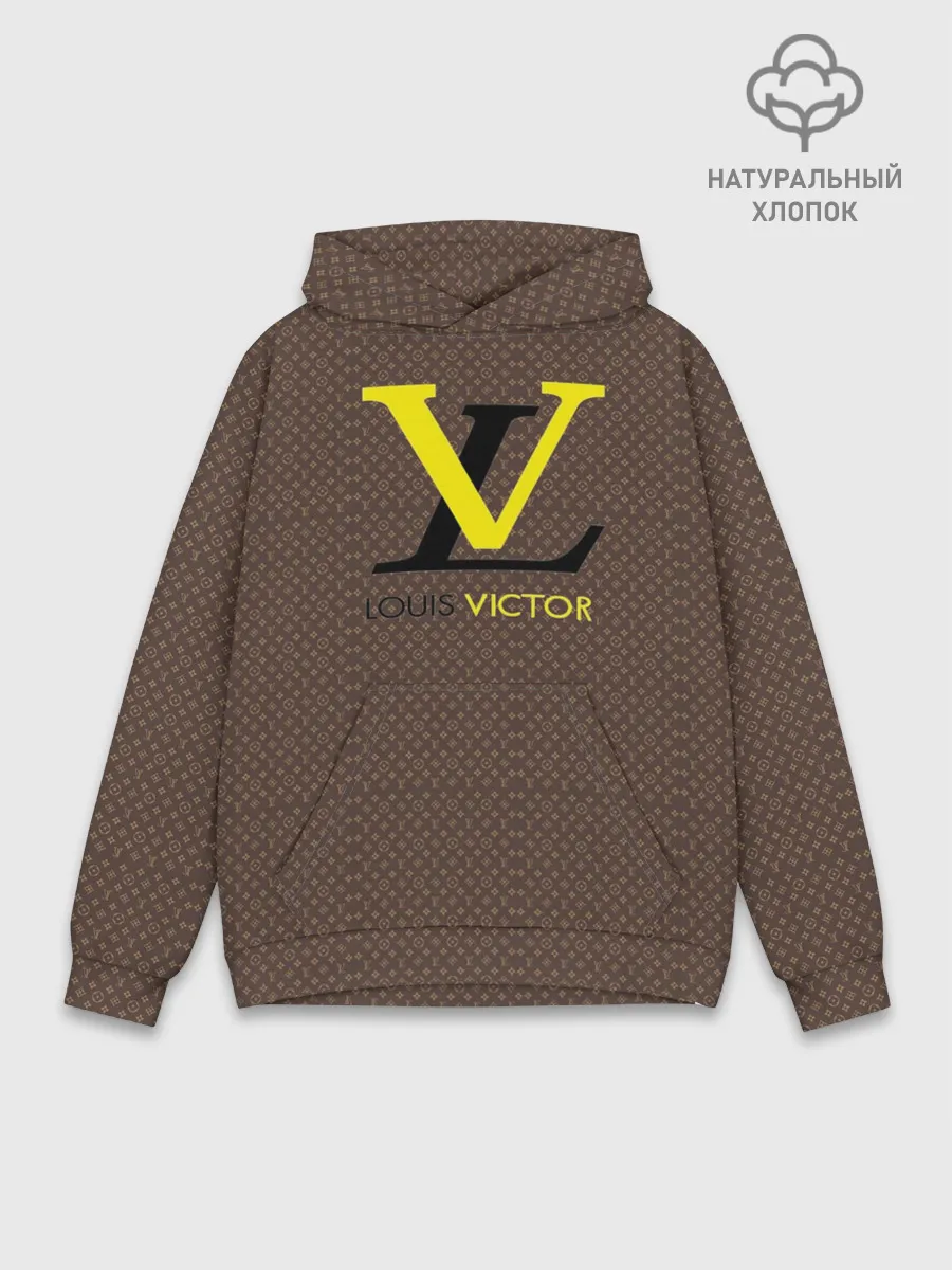 Худи мужской база хлопок / Louis Victor