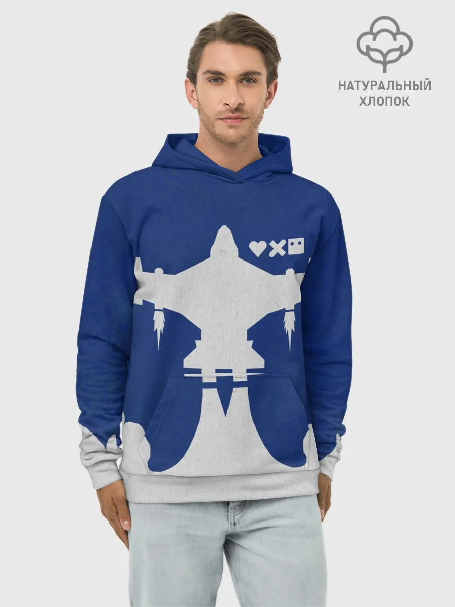 Худи мужской база хлопок / Love Death And Robots. Lucky 13