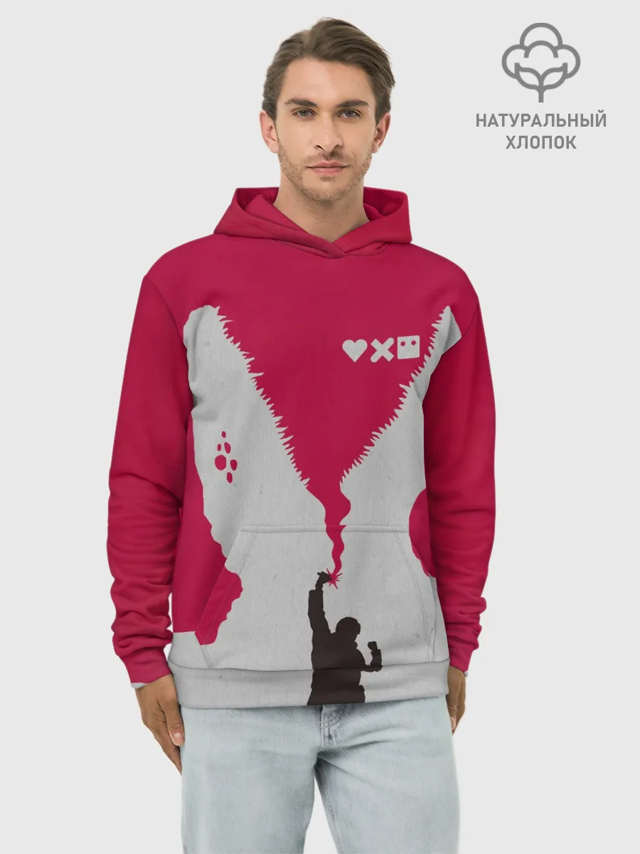 Худи мужской база хлопок / Love Death And Robots. Тайная война