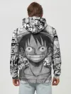 Худи мужской база хлопок / Луфи улыбается one piece