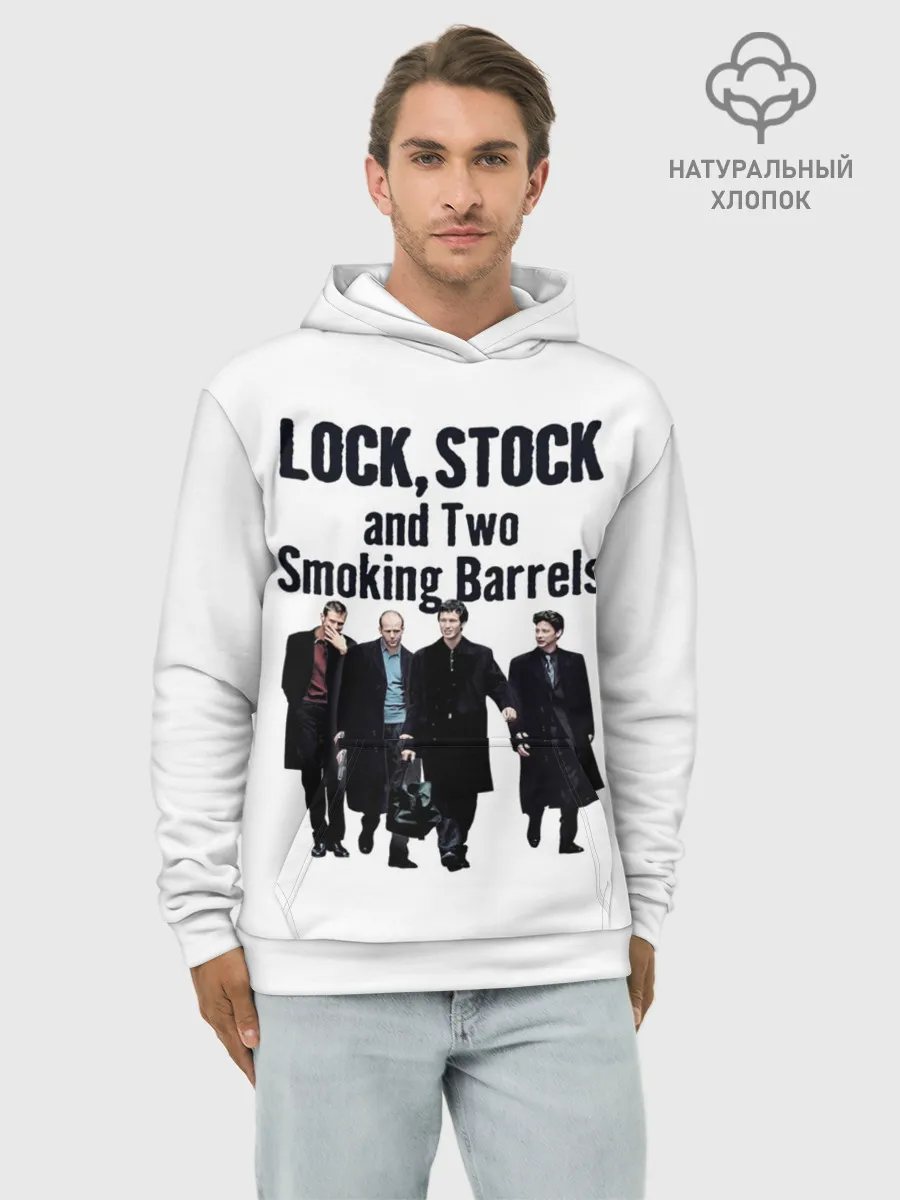Худи мужской база хлопок / Карты Деньги Два Ствола Герои