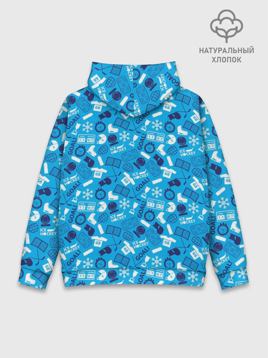 Худи мужской база хлопок / Хоккей