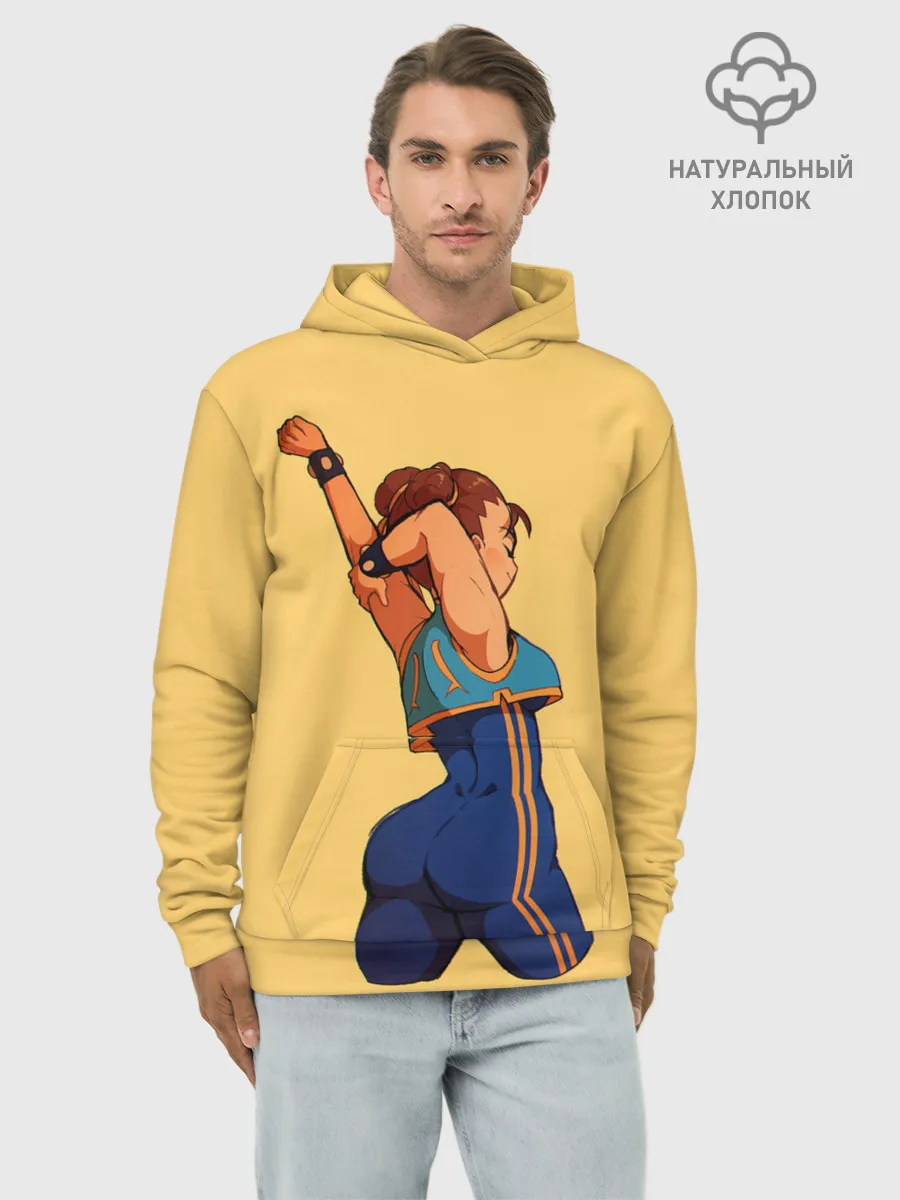 Худи мужской база хлопок / Милаха Чун Ли