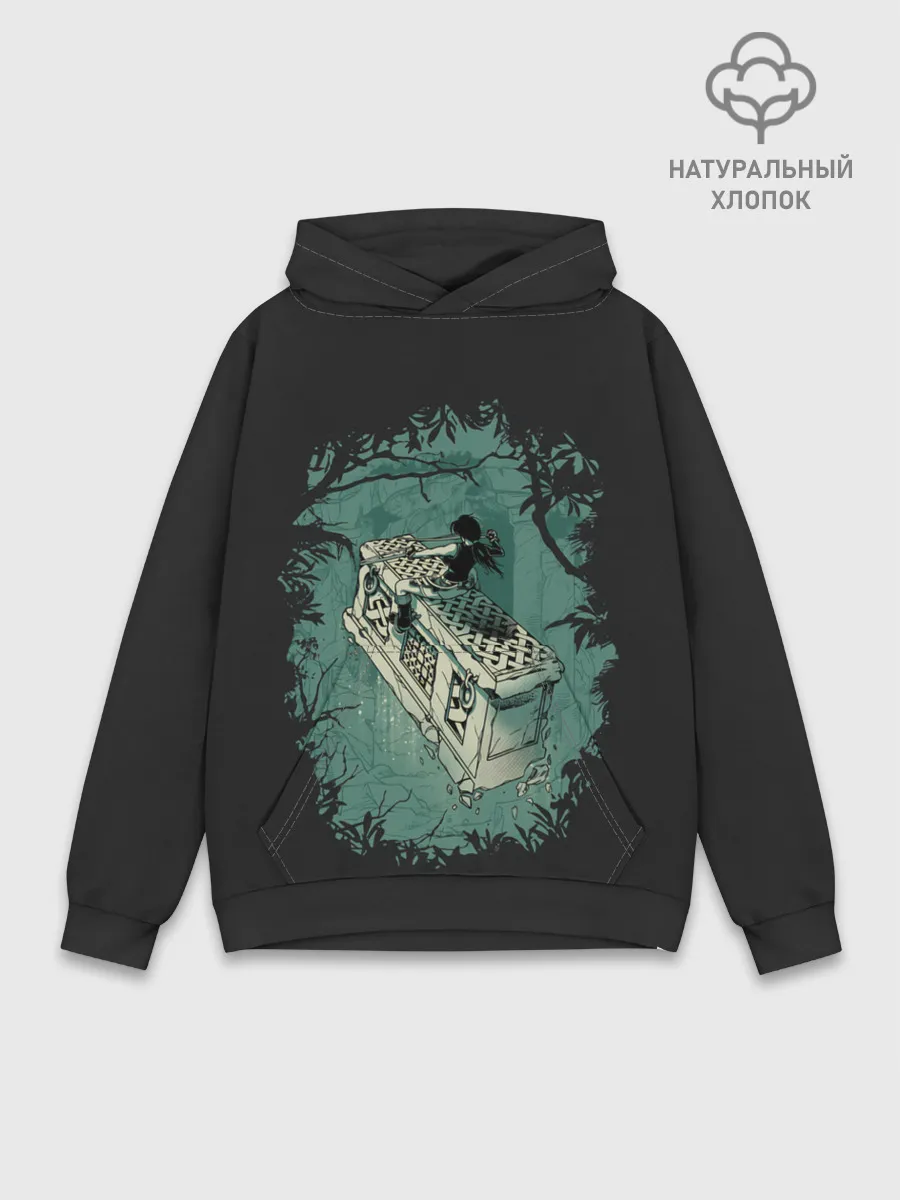 Худи мужской база хлопок / Верхом на гробнице