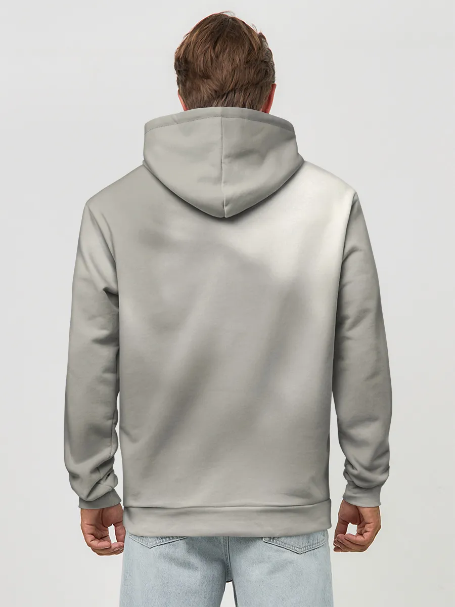 Худи мужской база хлопок / Team Bison