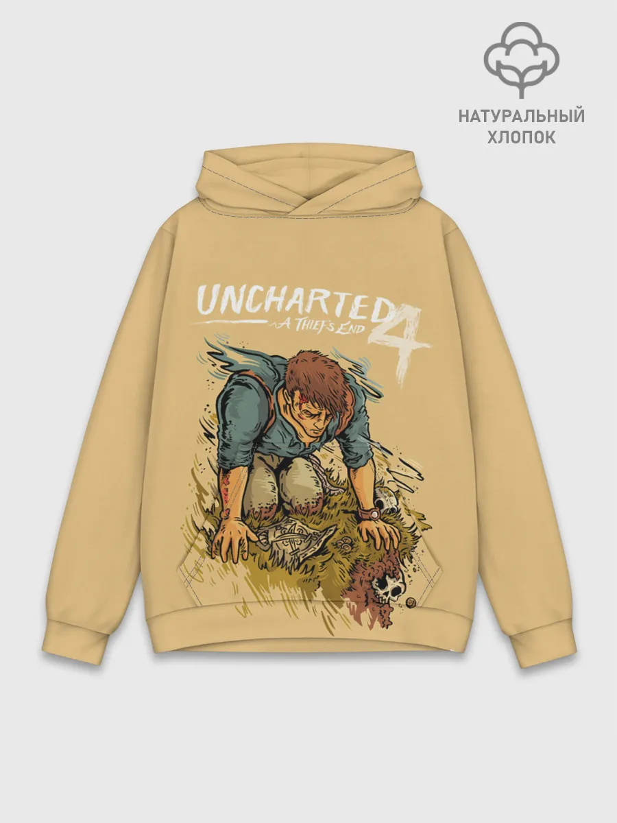 Худи мужской база хлопок / Fallen Nathan