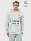Худи мужской база хлопок / Винисиус Реал Мадрид 2021/2022