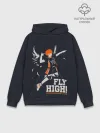 Худи мужской база хлопок / fly high! Шоё Хината Haikyuu!!