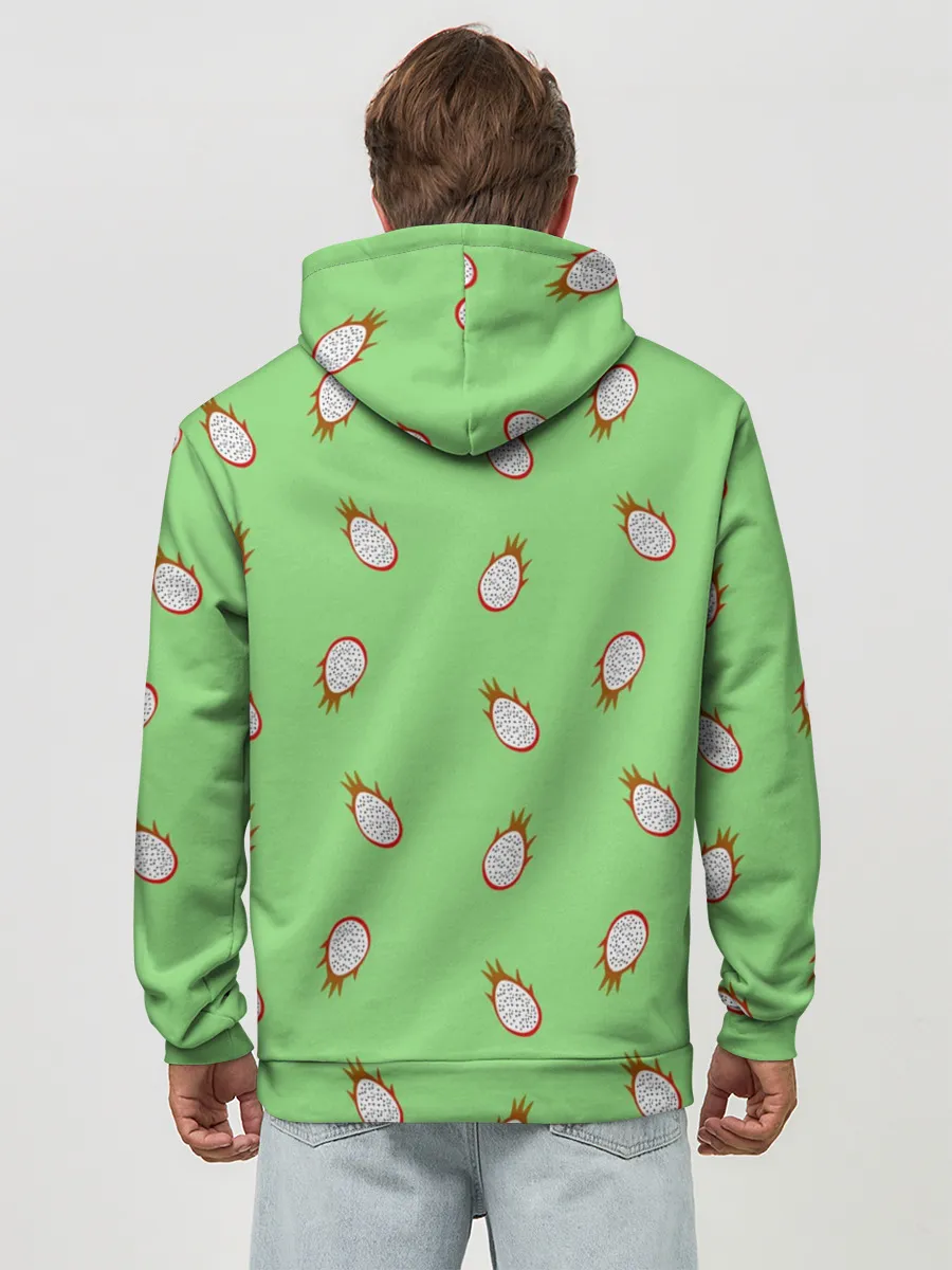 Худи мужской база хлопок / Драконий фрукт