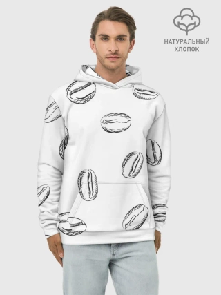Худи мужской база хлопок / Кофейные зёрна