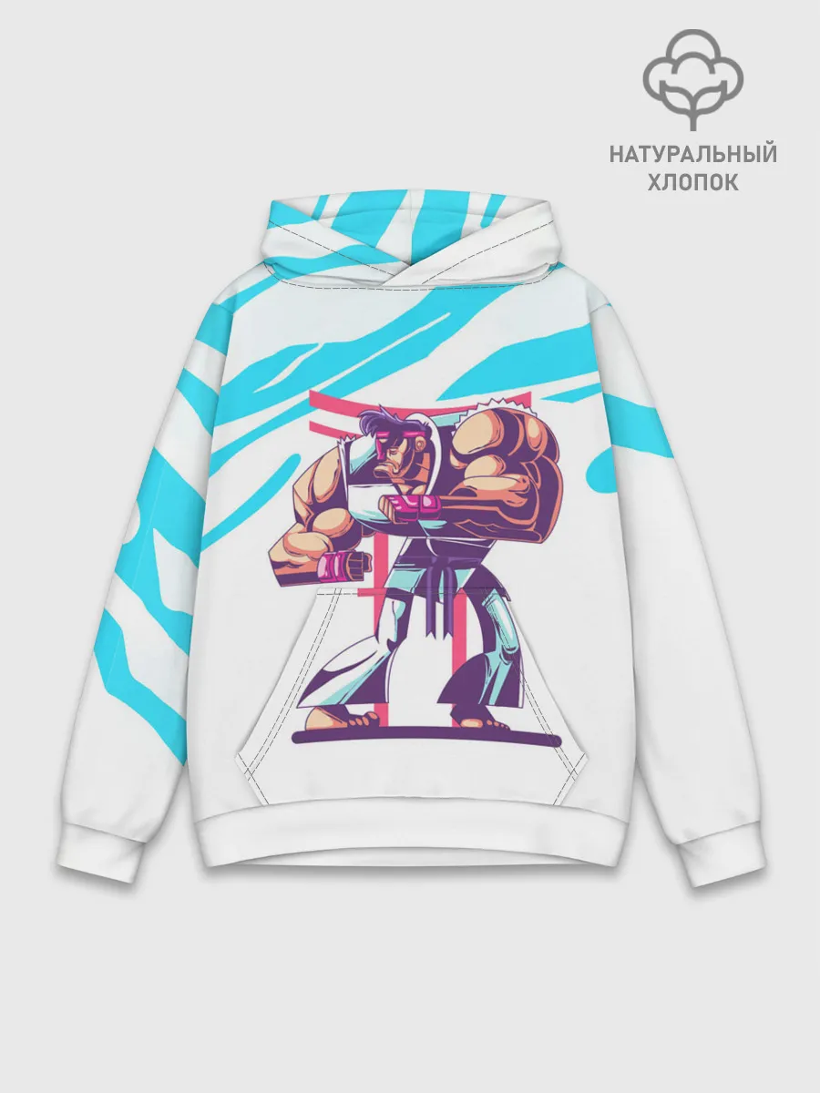 Худи мужской база хлопок / Опасный Рю