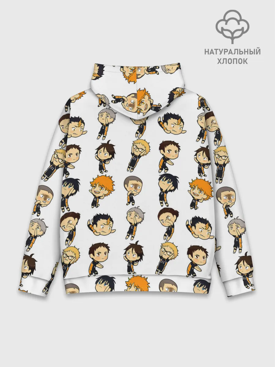 Худи мужской база хлопок / Команда школы Карасуно | Haikyuu!!